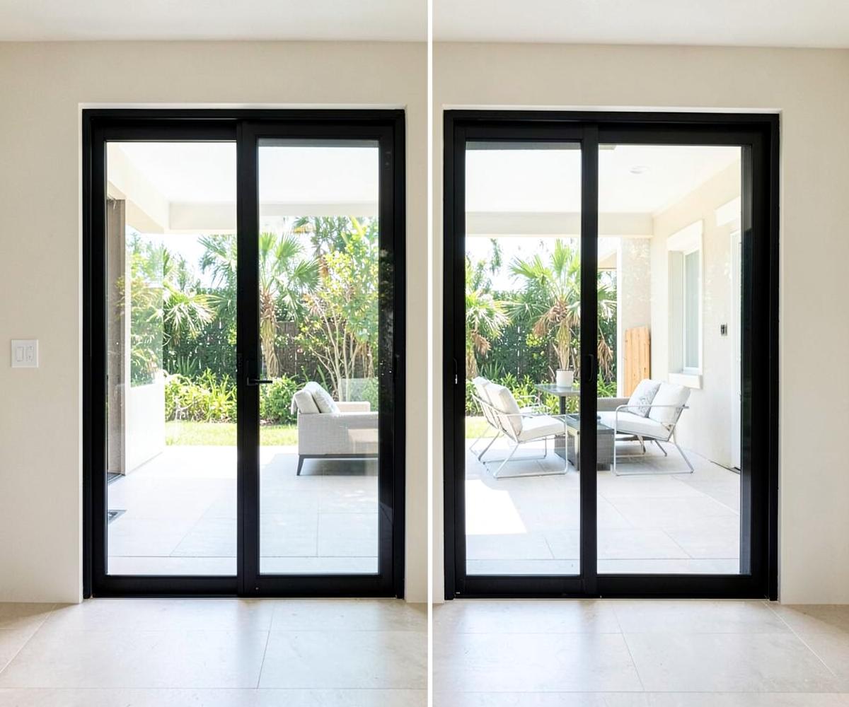 After sliding-door replacement